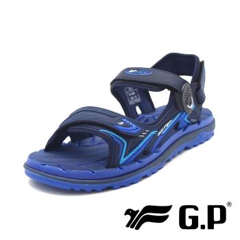 G.P (男女共用款) 中性休閒舒適涼拖鞋 -寶藍(另有紅黑、綠)