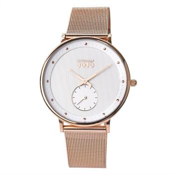 NATURALLY JOJO 極致完美時尚腕錶-JO96959-80RM (玫瑰金/42mm)