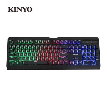 KINYO青軸輕機械發光鍵盤 GKB-3200