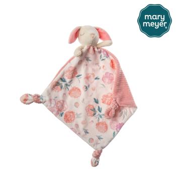 美國MaryMeyer 柔軟安撫巾-粉粉兔寶