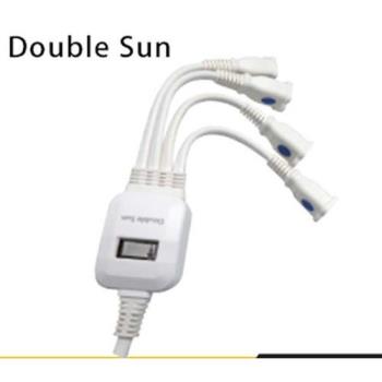 Double Sun 2P過載1開4插轉接線 1入 ( E-14L )