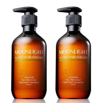 Moonlight 進化版茶樹控油淨化洗髮精 400mL  x2 (油性、屑屑髮適用)