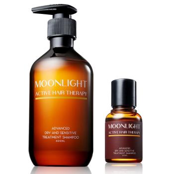 【買大送小】Moonlight 進化版 滋養柔順洗髮精 400mL+50mL (乾性、毛躁、頭皮敏感適用)