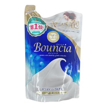 日本 牛乳石鹼 Bounica美肌保濕沐浴乳補充包400ml-皂香