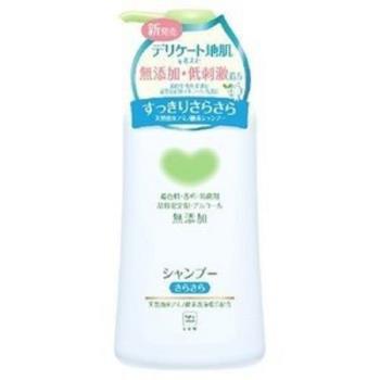 日本 牛乳石鹼 弱酸性無添加洗髮精500ml-清爽