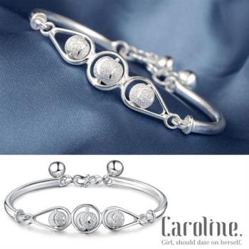 《Caroline》★925鍍純銀時來運轉手環.典雅設計優雅時尚品味流行時尚手環69596