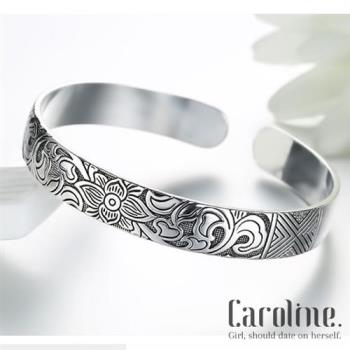 《Caroline》★925鍍銀手環.愛蓮典雅設計優雅時尚品味流行時尚手環69831