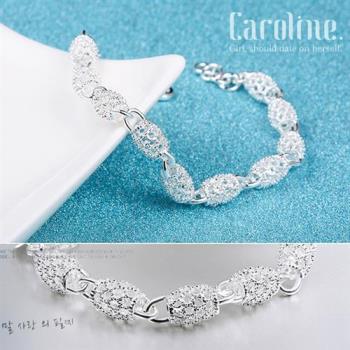 《Caroline》★925鍍銀手環.典雅設計優雅時尚品味流行時尚手環69181
