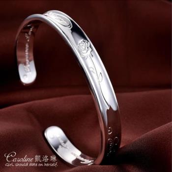 《Caroline》【百搭之王】925鍍銀手環.典雅設計優雅時尚品味流行時尚手環67610