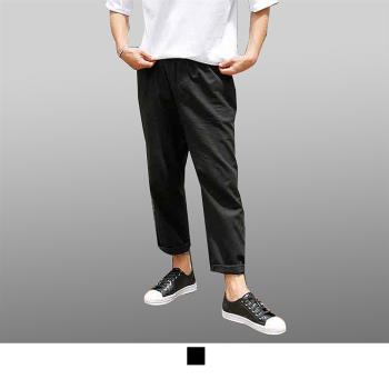 【男人幫】K8002＊經典素面擺搭工作褲休閒褲-黑色