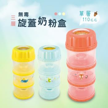 晉易 (三色可選)寶寶嬰兒奶粉盒大容量便攜外出分裝盒輔食儲存盒