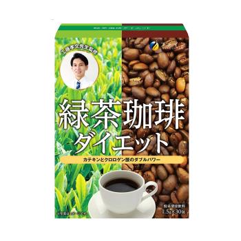 【日本Fine Japan】綠茶咖啡速纖飲-日本境內版(1.5g*30包/盒)