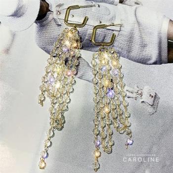 《Caroline》絢麗閃亮動人流行時尚耳環72085