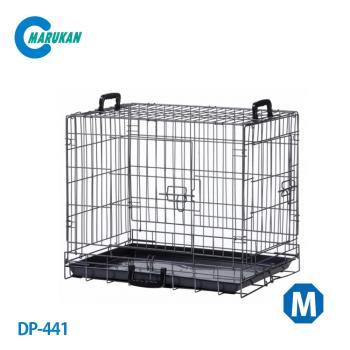 MarukanDP-441易收納輕巧線籠 狗籠M(小型犬適用)