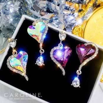 《Caroline》★韓國熱賣造型時尚 絢麗閃亮動人 耳環 70733