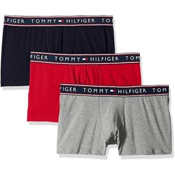 Tommy Hilfiger 2020男時尚黑紅灰色混搭四角內著3件組