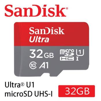 SanDisk Ultra microSDHC UHS-I (A1)32GB記憶卡[公司貨]