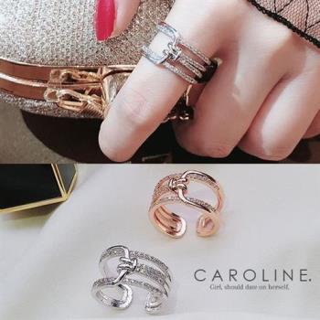 《Caroline》★韓國熱賣造型時尚絢麗閃亮動人.優雅性感戒指70154