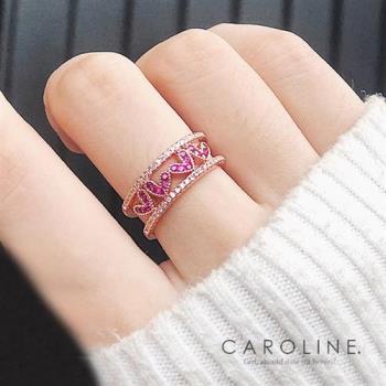 《Caroline》★韓國熱賣造型時尚  Bling  Bling 絢麗閃亮動人戒指71282