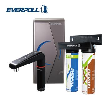 【EVERPOLL】廚下型雙溫UV觸控淨水機+經典複合淨水器(EVB-298-E+DCP-3000HA)