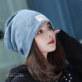 《Caroline》★ 帽子秋冬新款時尚套頭月子帽 簡約舒適包頭帽子71496