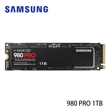 SAMSUNG 三星 980 PRO 1TB NVMe M.2 固態硬碟 MZ-V8P1T0BW
