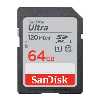 SanDisk 64GB 記憶卡 Ultra SDXC UHS-I C10 公司貨
