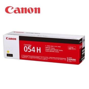 CANON CRG-054H Y 原廠高容量黃色碳粉匣-單支入(公司貨)