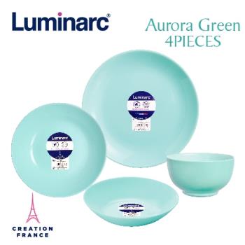 【Luminarc 樂美雅】蒂芬妮藍4件式餐具組(ARC-401-LG)