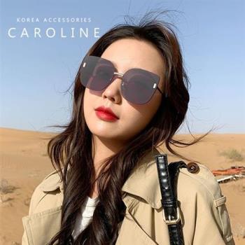 《Caroline》今年度最新網紅款潮流行時尚百搭抗UV太陽眼鏡 72486