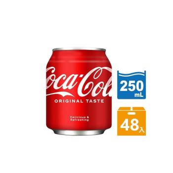 可口可樂 易開罐 250mL (24入)*2箱