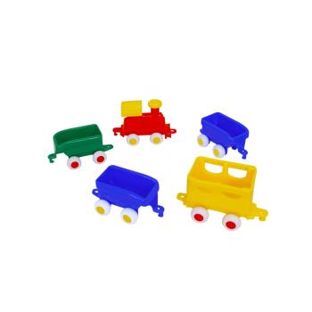 【瑞典 Viking toys】貨運列車(5件組)-7cm 81173