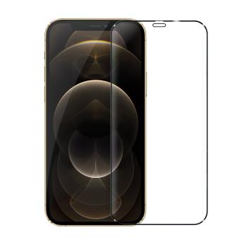 DAPAD FOR iPhone 12 Pro Max 6.7吋 極致防護2.5D鋼化玻璃保護貼-黑