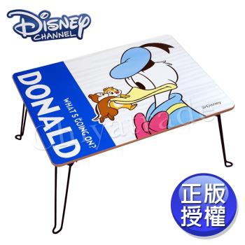【迪士尼Disney】台灣製 舒壓 唐老鴨&amp;奇蒂 摺疊桌 方桌 和室桌 兒童桌60x48x30cm