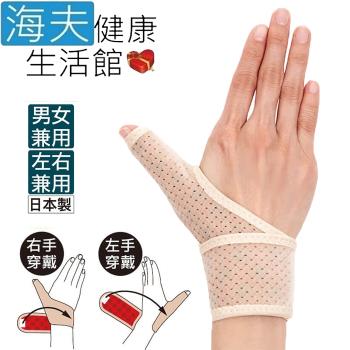 百力肢體裝具(未滅菌) 海夫健康生活館 ALPHAX 遠紅外線拇指護腕固定帶(左右兼用/1入) 日本製