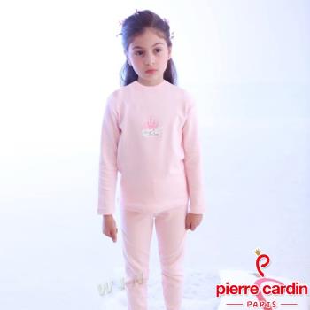 Pierre Cardin皮爾卡登 女兒童半高領上衣(KD161007柔粉)