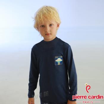 Pierre Cardin皮爾卡登 男兒童半高領上衣(KD171007深藍)