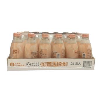 【冬山鄉農會】有機白雪耳飲(246毫升x24瓶/箱)-環保裝