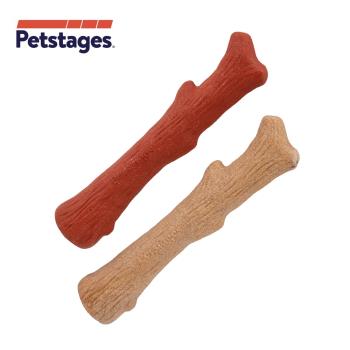 美國 Petstages史迪克潔牙玩具-M號2件組(67818)-耐咬史迪克 寵物 磨牙 潔齒 啃咬 狗玩具