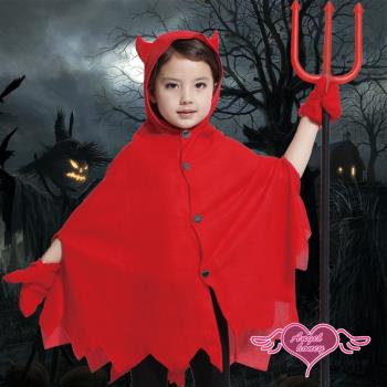 天使霓裳 角色扮演 地獄小惡魔 兒童萬聖節派對表演服(紅M.L) TH0793
