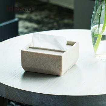 日本 ideaco方形下降式沉蓋砂岩餐巾紙盒