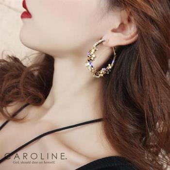 《Caroline》★韓國熱賣造型時尚  浪漫風格，優雅性感耳環70457