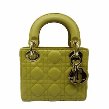 DIOR 迷你 LADY DIOR /芥末綠