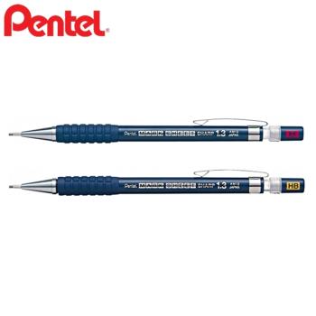 日本製造Pentel飛龍粗芯自動鉛筆1.3mm鉛筆AM13 B或HB(筆芯:1.3mm;低重心;握把柔軟適初學者幼稚園幼兒園學童小朋友)pencil