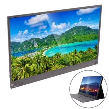 IS愛思 PLAYTV-A 15.6吋超薄型可攜式液晶螢幕 附可立式螢幕支架皮套