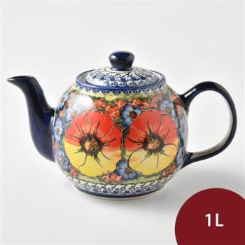 【波蘭陶】古典花園系列 茶壺 1L 波蘭手工製
