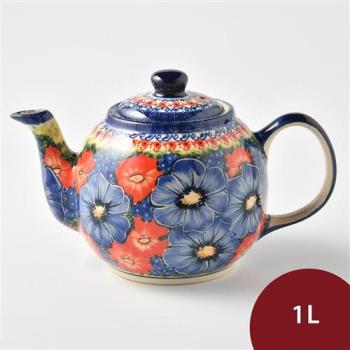 【波蘭陶】仲夏紫蜜系列 茶壺 1L 波蘭手工製