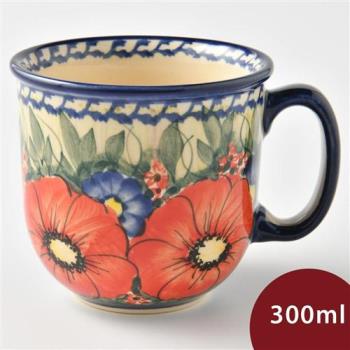 【波蘭陶】奼紫嫣紅系列 花茶杯 300ml 波蘭手工製