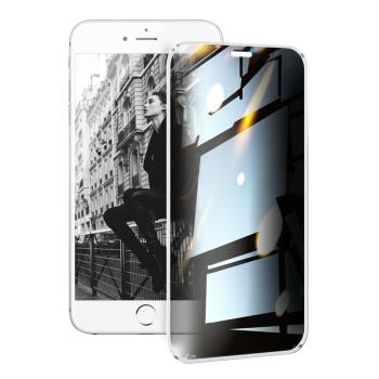NISDA for iPhone 6 / iPhone 6s 4.7吋 防窺2.5D滿版玻璃保護貼-白