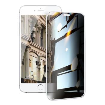 NISDA for iPhone 6 plus / iPhone 6s plus 防窺2.5D滿版玻璃保護貼-白